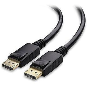 DisplayPort to DP Cable, 1.8M High Performance, Gold-Plated Connectors, One-Way Transmission, Compatible with Laptop, PC, Monitor, TV, Projector, VR Headset
