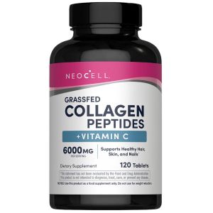 NEOCELL Grassfed Collagen Peptides with Vitamin C 120 Tablets