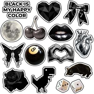 Laptop & Multipurpose Stickers – 15 Pcs Cute Quote Vinyl Decals , Waterproof, Scratch & Heat Resistant , For Laptops, Bottles, Mugs & Mirrors , Perfect Gear Personalization