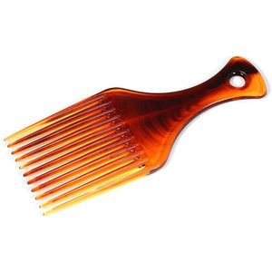Plastic Hair Comb Anti Detangling Curly Afro Hairdressing Gear Comb Wide Teeth Hair Pick Comb