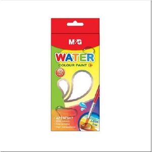 MG MG Watercolour Paint Set - 12 Colours in 5ml Tubes