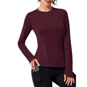 Nileton Sportswear - Sport Top Long Sleeves – Burgundy