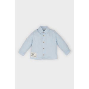 Defacto Regular Fit Long Sleeve Shirt - Lt.Blue