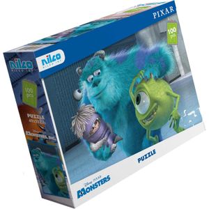 Nilco بازل ديزني بيكسار مونستر انك من نيلكو، 100 قطعة، 49 سم * 33 سم