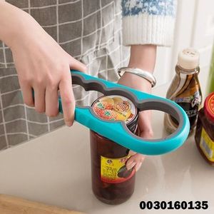 1pc Random Color Adjustable Jar Opener Stainless Steel Lids off