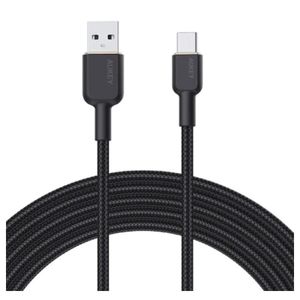 Aukey كابل CB-NACI Circlet AC USB-A إلى USB-C - أسود