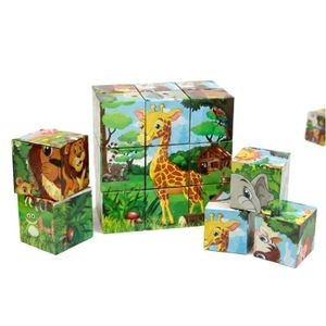 9-piece animal cube puzzle