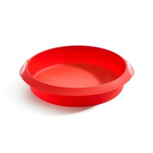 Round Cake Mould, 24 cm, Red