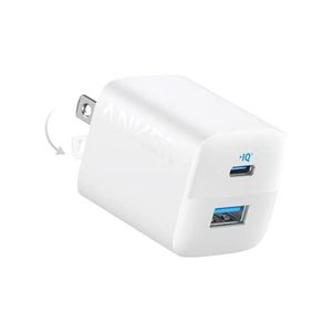 Anker USB C Charger 33W, 323 Charger, 2 Port Compact Charger with Foldable Plug for iPhone 14/14 Plus/14 Pro/14 Pro Max/13/12, Pixel, Galaxy, iPad/iPad Mini and More Cable Not Included