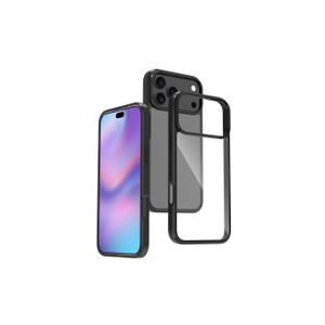 Premium Hybrid Clear Case for iPhone 17– Anti-Yellowing Acrylic Back with Shock-Absorbing Matte Bumper & Raised Camera Protection Armor