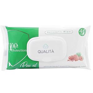Qualita Pine Oil Antiseptic Wipes 40 wipes