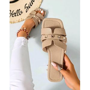 SHEIN New Spring/Summer Fashion Casual Strap Slide SLIPPER