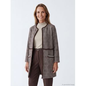 LC Waikiki Crew Neck Patterned Women's Cardigan