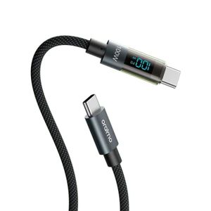Oraimo كابل OCD-175CC من نوع USB-C إلى USB-C، شحن سريع بقوة 100 واط، بطول 1.2 متر - لون أسود   