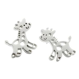 Earrings Giraffe Stainless Steel 18K gold Plating