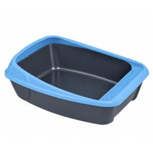 Virgo Cat Litter Tray (50x35x15cm) Multi Color 1 PCS
