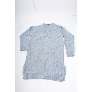 Dress Code basic wool long sleeves pullover for women-light blue-s