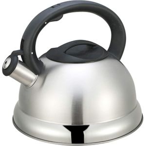 غلاية شاي بصافرة سعة 3 لتر مصنوعة من الفولاذ المقاوم للصدأ من كامبرج - جميع مصادر الحرارة بما في ذلك الحث - 0008112