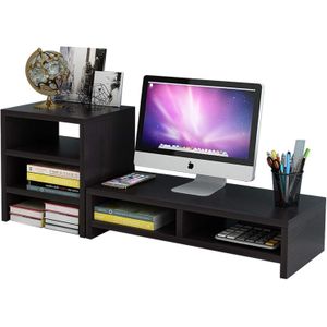 Portal U HOOME Monitor Stand Riser, Desk Monitor Stand 2 Tier for Flat Screen TV Computer Laptop Pri