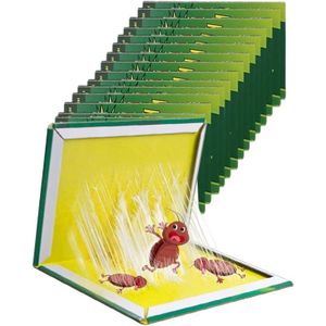 مصائد لاصقة قوية غير سامة مخصصة للصراصير والفئران مناسبة للاستخدام في المنزل والمطبخ وغرف المعيشة عبوة 15 قطعة