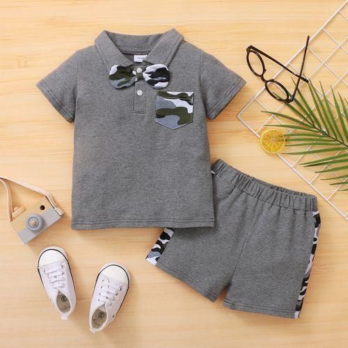 Fashion 16Y Kid Boys Outfit Set Short Sleeves POLO Shirt With Bow Shorts Pants Best Price Online Jumia Egypt