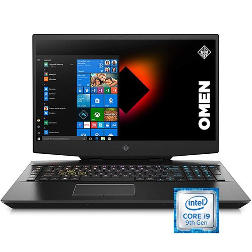 HP OMEN 17t Gaming Laptop - Intel Core I9-9880H - 32GB RAM - 32GB Optane - 512GB SSD + 2TB HDD - 17.3-inch FHD - RTX2080 8GB GPU - Windows 10 - English Keyboard