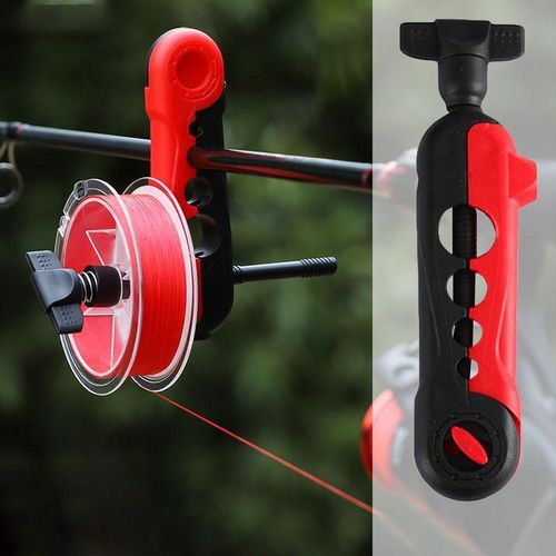 Generic 1PC Fishing Line Winder Portable Reel Line Spooler Red