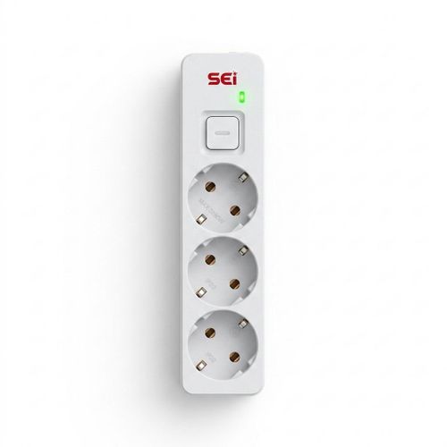 product_image_name-El Sewedy-Power Strip, 16 Ampere (3 Outlets, 2 Meter Cable)-1