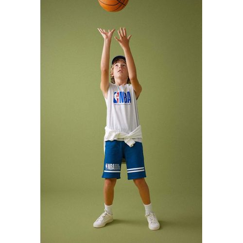 Buy Defacto Regular Fit NBA Licensed Normal Waist Short in Egypt