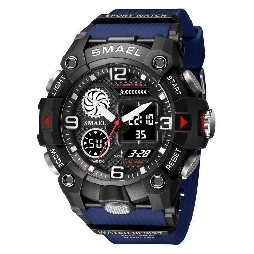 Generic SMAEL Popular Dual Display Design Sports Watches for Men Quartz Digital Stopwatch Junior Outdoor Luxury Wristwatch Alarm Best Price Online Jumia Egypt