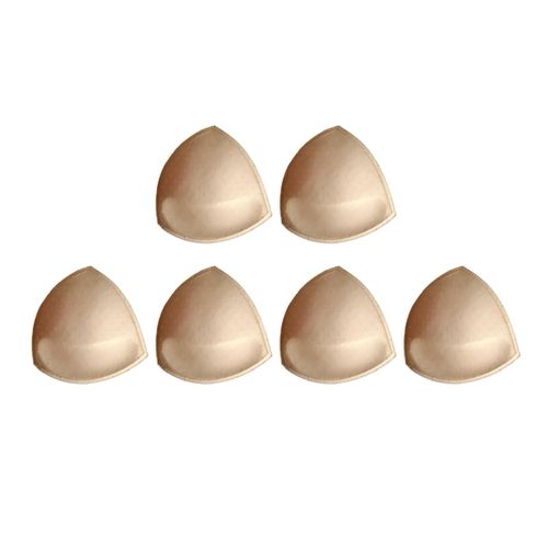 3 Pairs Bra Pads Bikini Pad Bra Inserts Push-up Pad, Triangle Shape