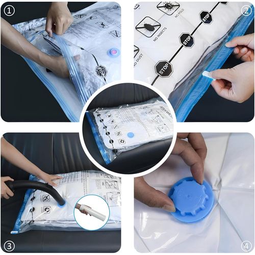 product_image_name-Generic-أكياس تخزين ضغط مفرغة بالهواء شفافة لتوفير المساحة مع مضخة يدوية (5، متوسط)-4