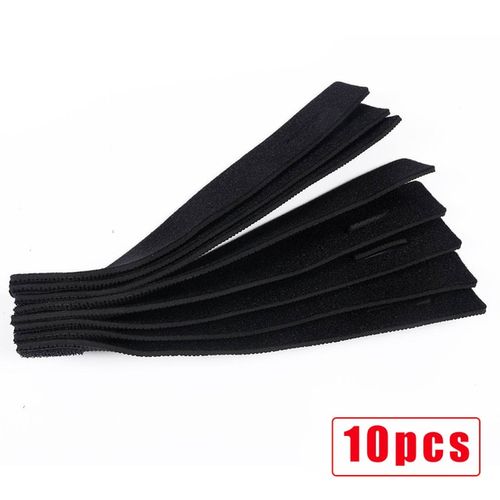 Generic 10pcs Fishing Rod Tie Holder Strap Belt Elastic Wrap Band