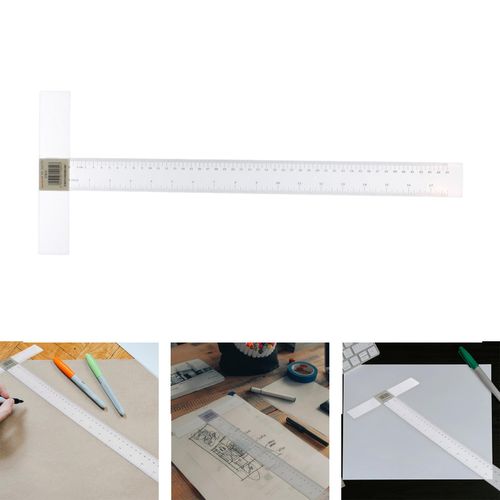 Generic T Square Plastic Transparent T Ruler For Drawing General Layout  Work @ Best Price Online