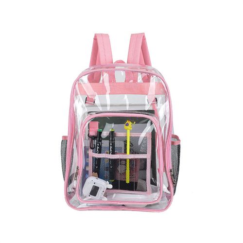 Fashion Small Pink Backpack Waterproof Transparent School Bag Girl Large Capacity Backpack Solid Clear Backpack Men Fashion Transparent Plastic Bag BAA Best Price Online Jumia Egypt