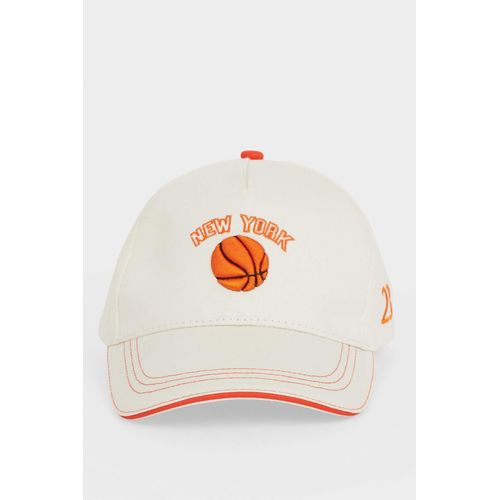 product_image_name-Defacto-Boy Embroidered Cotton Cap-5