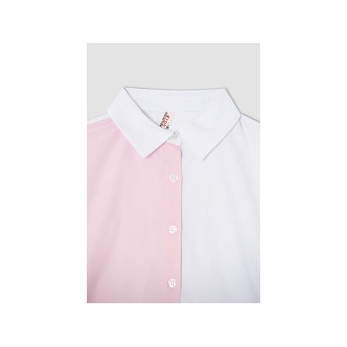 product_image_name-Defacto-Girl Regular Fit Long Sleeve Shirt - Pink-3