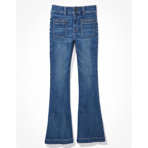 American Eagle Ne x t Level Super High Waisted Flare Jean Best