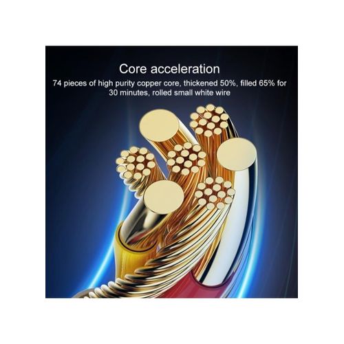 product_image_name-Yesido-كابل شحن ونقل بيانات يو إس بي إلى تايب سي 2 أمبير بطول 1 متر CA121C تصميم مضفر متين-3