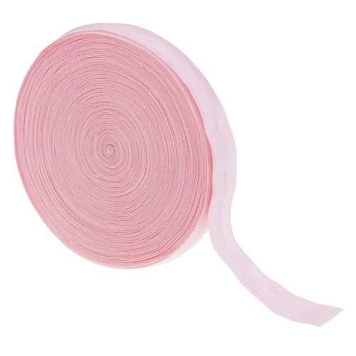 Generic 10 Meters 15mm Cotton Fold Over Elastics Band Lace Sewing