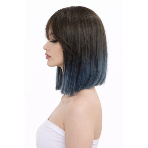 product_image_name-Generic-Fashionable brown and blue gradient wig style-2
