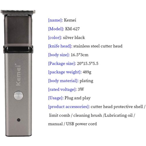 Kemei 627 Professional Bald-headed Hair Clipper