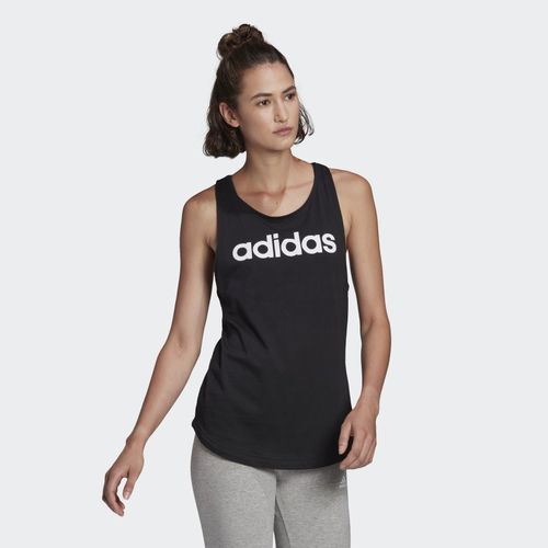 Essentials Loose Logo Tank Top - White, Women's Training