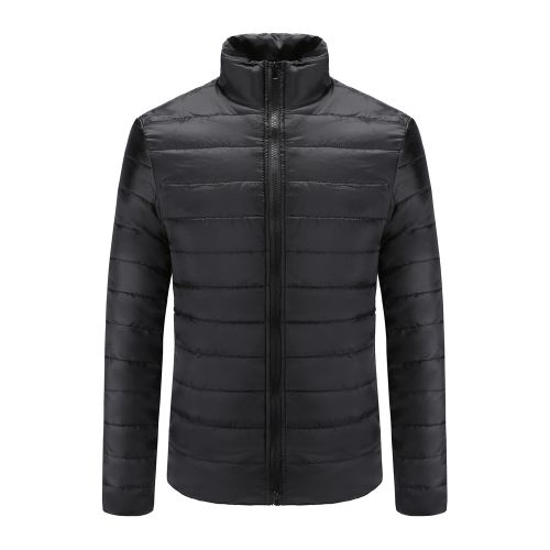 Buy Fashion Xiuxingzi Men Boys Casual Warm Stand Collar Slim Winter Zip Coat Outwear Jacket in Egypt