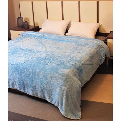 Buy Snooze High Warmness Blanket - 200x220 Cm - Light Blue in Egypt