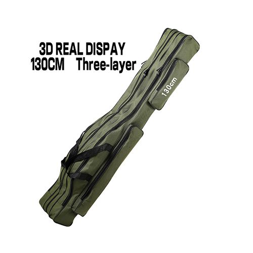 Portable Folding Fishing Rod Carrier Canvas Fishing Pole Tools