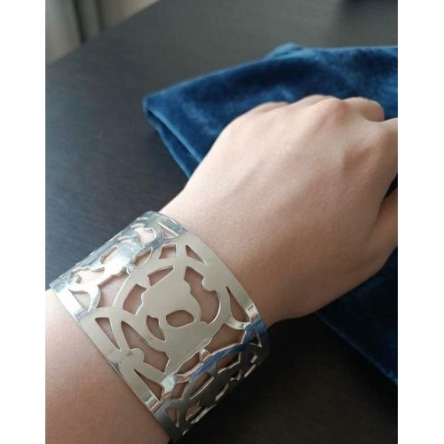 Generic Silver Cuff Bracelet - image 3