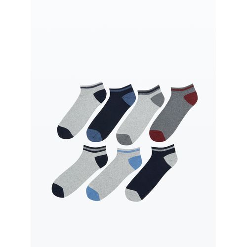 product_image_name-LC Waikiki-Patterned Men's Trainer Socks 7 Pack-1