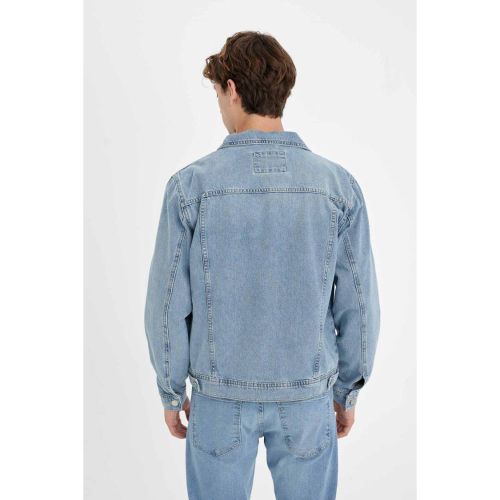 product_image_name-Defacto-Man W/O Hoodie Regular Fit Jacket - Lt.Blue-4