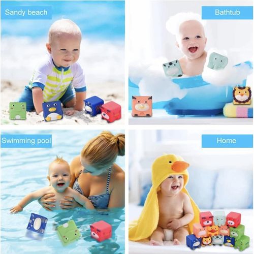 product_image_name-Generic-Baby Bath Forest Series Animal Blocks Set, 6 Colorful Stacking Toys, Educational Bath Time Blocks for Infants 0+ Months, Safe Bathing Toys-5